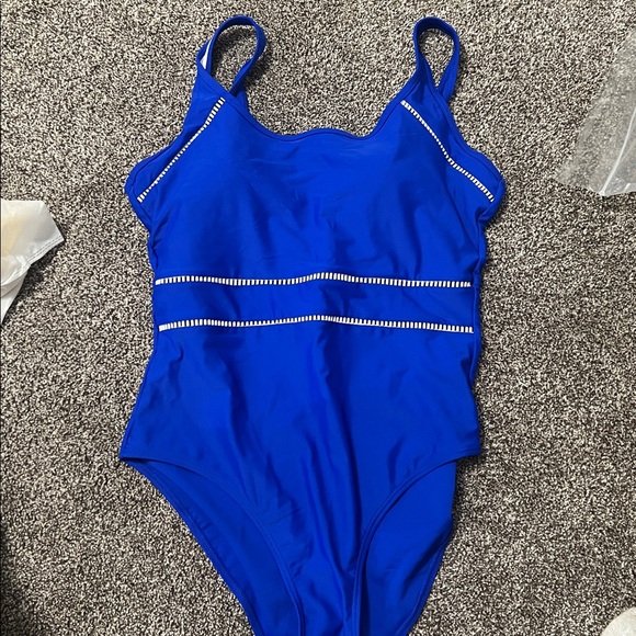 NWT Women's Blue Bathing Suit Size Large - Picture 7 of 7